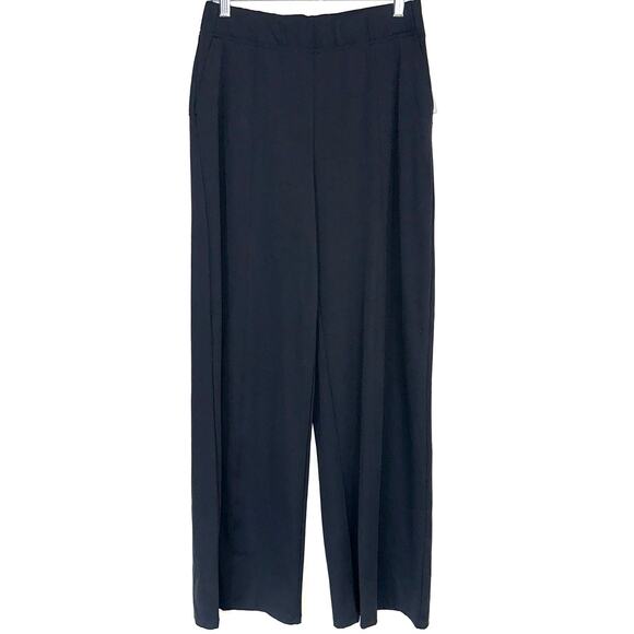 SOLD 💕NWT Old Navy High Waisted PowerSoft Wide Leg Pants in Black Jack Size M - Picture 2 of 15
